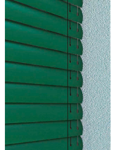 Outdoor aluminum solar shading with 80mm slats with guide cable (C80)