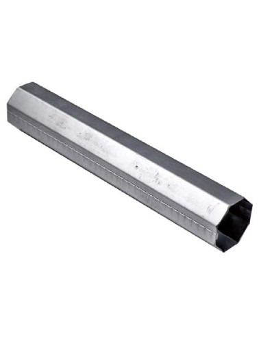 Octagonal roller in galvanized iron for roller shutters (ML)