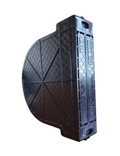 Caja de plástico de 165 cm.