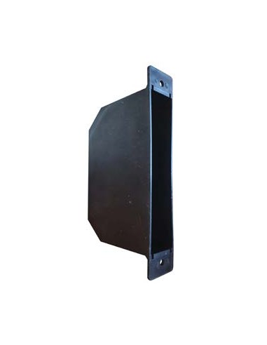Plastic box for semi-recessed rewinder