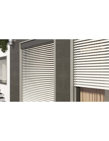 Outdoor aluminum solar shading with 65mm slats (C65)