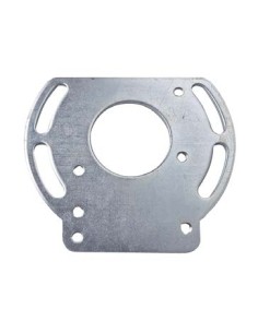 Support flange for oscillating rod winch