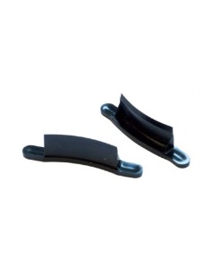 Paar seitliche Lamellenstopper für Rollladen aus Aluminium oder Stahl mit Standarddichte 12x55mm