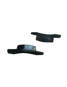 Par de topes laterales de tope de lamas para persiana enrollable de aluminio 9x45mm