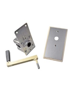 BGM winch 50 kg complete with mechanism, plate and crank