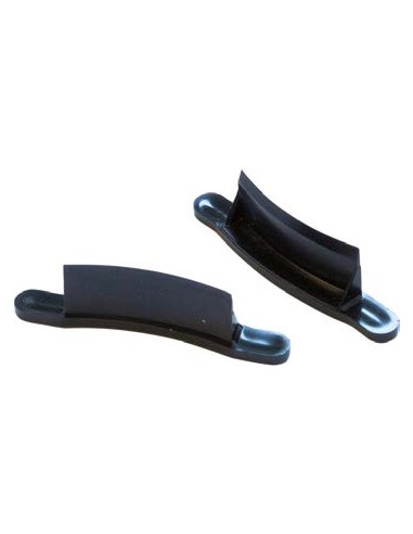 Paar Lamellenstopper-Seitenkappen für 12x55mm Stahlrollladen