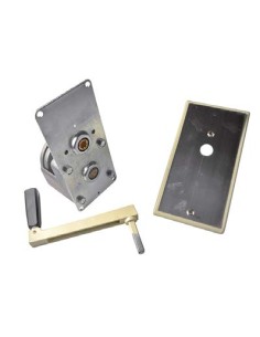 Argano BGM 100 kg completo di meccanismo, placca e manovella