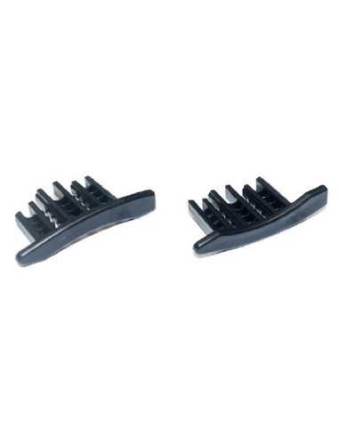 Coppia tappi laterali ferma doga per tapparella in PVC e fibra profilo 13x55mm