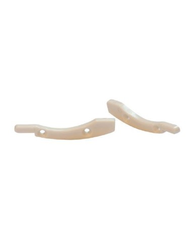 Paire de caches latéraux arrêt lamelles pour volets roulants aluminium et PVC