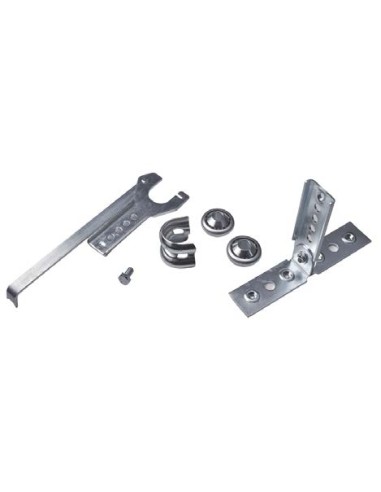 Supporto bifora completo (2 cuscinetti, 1 base, 1 parte registrabile, 1 portacuscinetto)