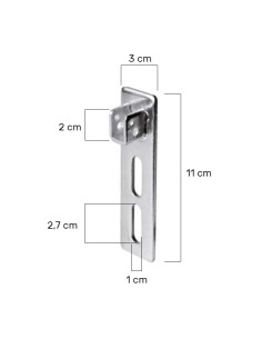 Soporte motor con ajuste vertical cuadrado 10 x 10 para cajas