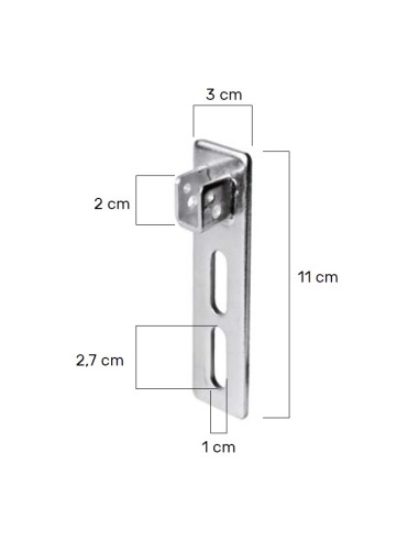 Supporto motore con regolazione verticale quadro 10 x 10 per cassonetti
