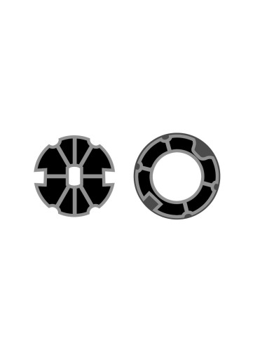 Couronne et adaptateur pour enrouleur ogive ø 78 pour store pour moteur ø 45
