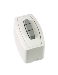 Cantilever switch for outdoor use in white color