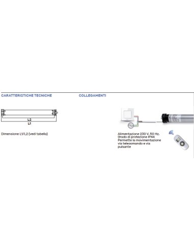 RADIOMATIC MOTOR TYPE M with mechanical limit switch