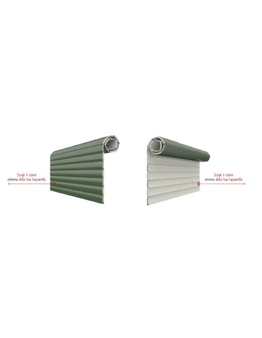 Persiana enrollable de bajo consumo en aluminio y PVC
