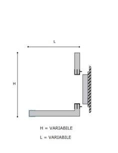 Cassonetto termoisolante a dimensioni variabili modello Veletta